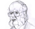 Old Man Mutton Chops - Observational sketch